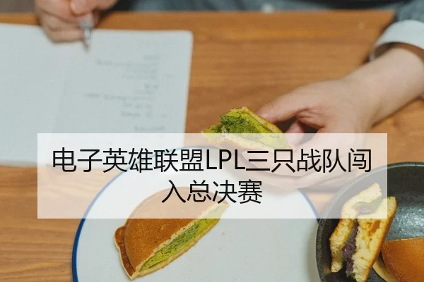 电子英雄联盟LPL三只战队闯入总决赛